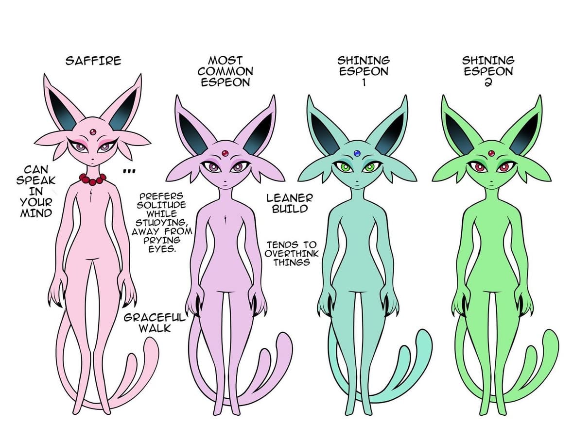 Been a while since I made these, huh?

Here’s my take on ESPEONS

#espeon #fanart