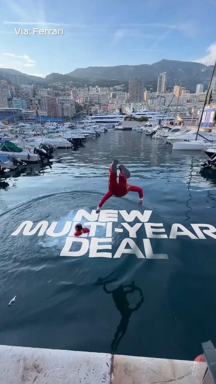 Diving into the future with Ferrari 😍

#F1 #Formula1 @charles_leclerc @scuderiaferrari