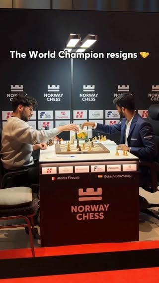 🇫🇷 Alireza beats the World Champion in classical 🤯🔥

He is only one point behind tournament leader Wesley So

#NorwayChess