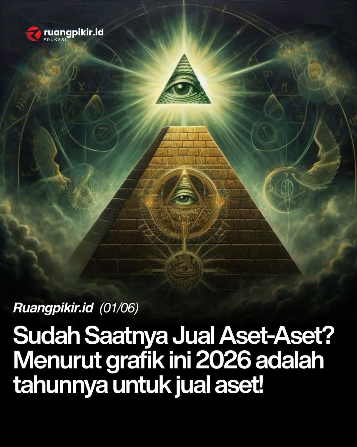 Melihat grafik tahun 2026 tercatat sebagai “Years of Good Times, High Prices”, alias waktu yang tepat untuk menjual aset-aset lo sebelum pasar berbalik arah. Saat ini suku bunga ditahan tinggi, dan kalau lo cuma diam nungguin gaji bulanan tanpa punya aset pelindung, daya beli lo bakal dibantai habis-habisan oleh kenaikan harga bahan pokok.Mimin berani bicara ini karena data dan lihat sejarah. Jangan sampai lo jadi orang terakhir yang baru sadar saat pesta sudah selesai dan cuma kebagian tumpukan piring kotor. Sudah siapkah lo mengambil keputusan pahit demi menyelamatkan masa depan finansial lo?

Ayo kita diskusi di kolom komentar, apa strategi lo menghadapi siklus 2026 ini?

Follow @ruangpikirr.id untuk dapatkan informasi dan menambahkan wawasan