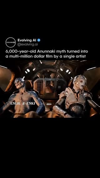 The reason you’ve never seen a big-budget Anunnaki movie is that no executive on Earth would greenlight “6,000-year-old Mesopotamian space gods fight Reptilians for control of Earth.” 

Too risky, too expensive, too out there. 

@meysamderis didn’t need a greenlight. He built the whole thing, an alien metropolis, a descending mothership, a queen whose scream levels her own guards, a jungle-temple cliffhanger, and it carries the weight of something that cost tens of millions. 

This is what people still aren’t fully clocking about AI video. 

It didn’t just lower the cost of making movies. It deleted the part where someone with money has to agree your idea is worth it. 

The wildest concept in your head and a finished, cinematic version of it are now separated by effort, not permission.

What are your thoughts on this? 🤔💬