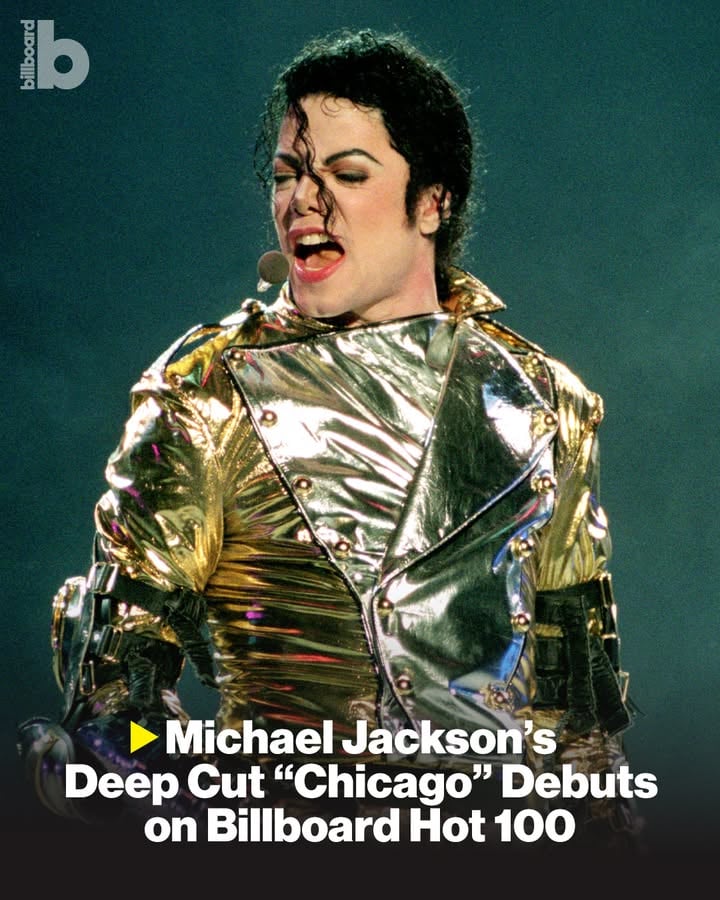@michaeljackson's not-so-hidden gem "Chicago" debuts on the Billboard #Hot100 at No. 30. 📈⁠
⁠
It reaches the chart among overall growth for his catalog as the late King of Pop's biopic 'Michael' continues to dominate at the box office.⁠
⁠
More details at the link in bio.
