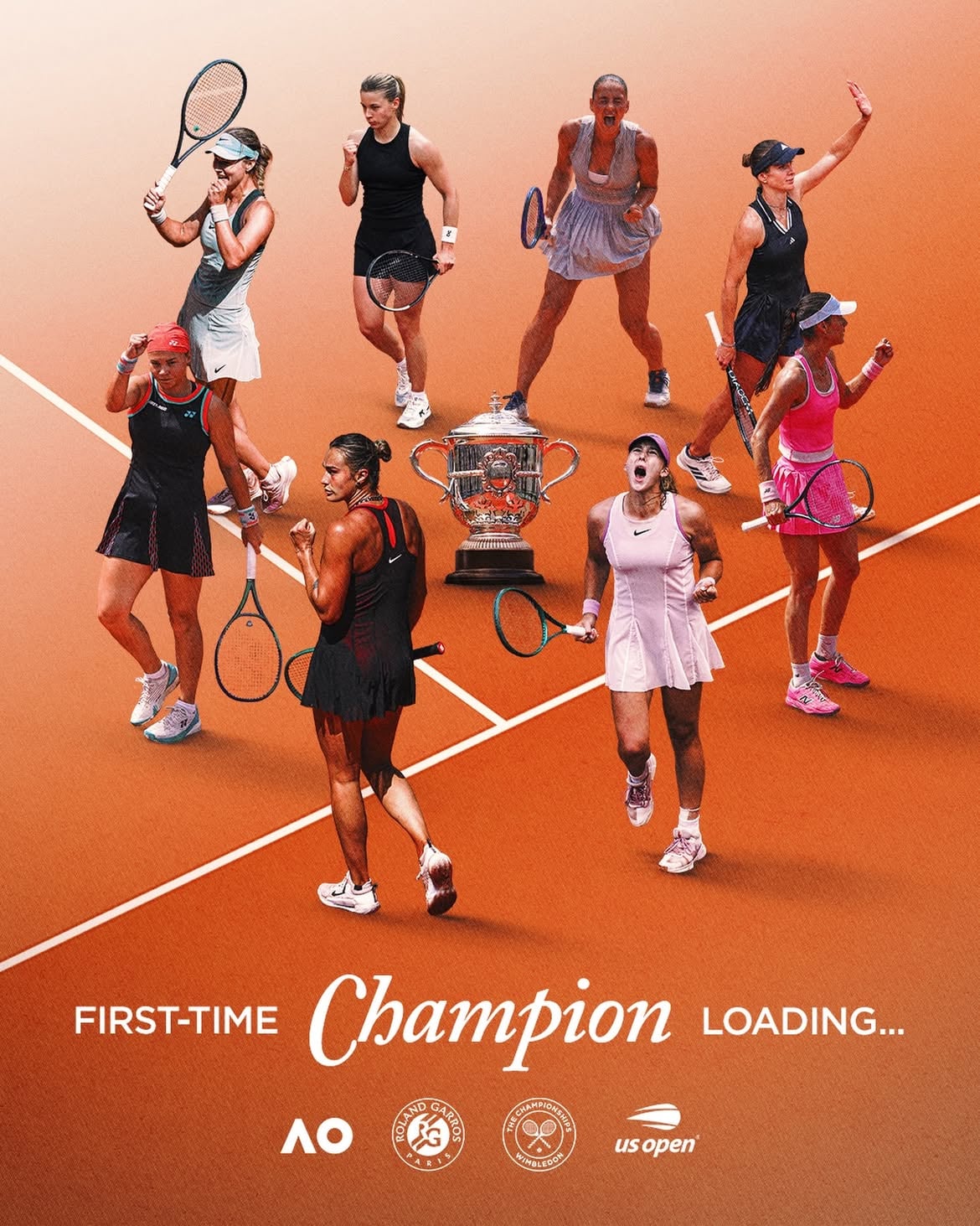 A new chapter on clay awaits 👑 

The quarter-finalists are locked in and we will see a first-time @rolandgarros champion lift the women’s singles trophy 🏆