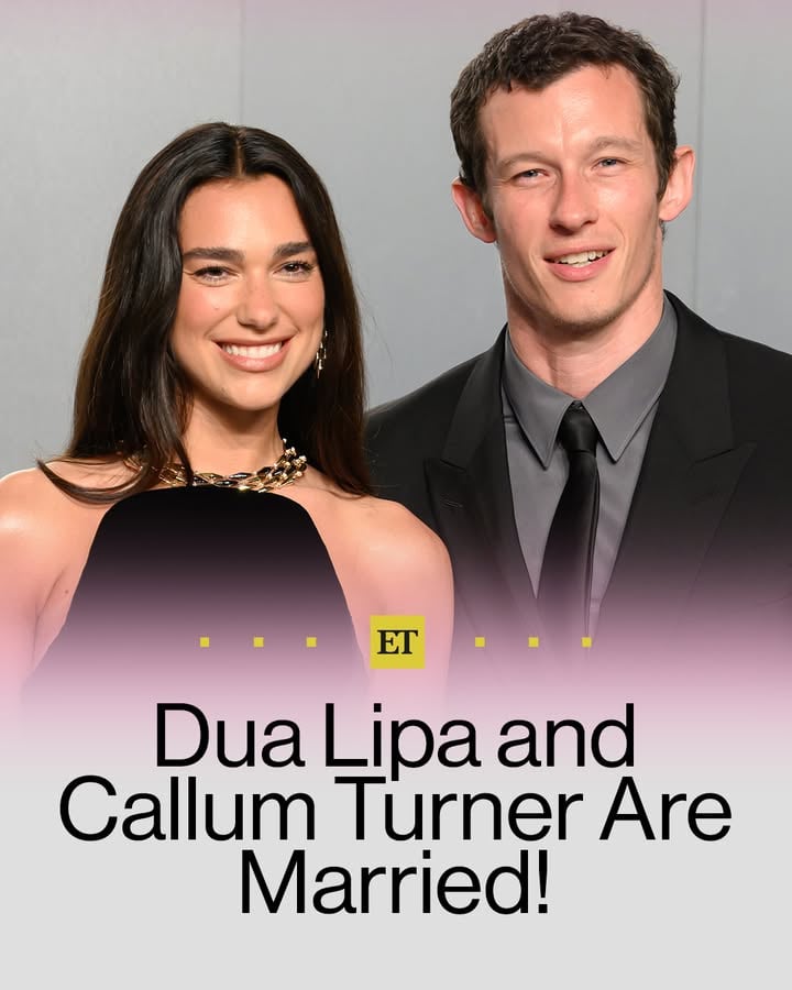 It’s not an 𝒾𝓁𝓁𝓊𝓈𝒾𝑜𝓃 — Dua Lipa and Callum Turner have tied the knot! ⁠
⁠
The couple married at the Old Marylebone Town Hall in London over the weekend in a small ceremony, with the support of close friends and family, according to photos obtained by The Daily Mail.⁠
⁠
The bride wore custom Schiaparelli couture, Vogue reports, with the singer chicly accessorizing with white gloves and Stephen Jones-designed hat.⁠
⁠
Lipa, 30, and Turner, 36, officially began dating January 2024, and confirmed their engagement June 2025. Up next, they’re reportedly headed to Italy for a three-day wedding event.⁠
⁠
Congrats to the happy couple!⁠
⁠
(📸: Getty Images, Dua Lipa)