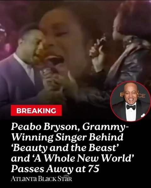 🙏🏽💔🎶🕊️ Peabo’s voice was like butter…smooth, rich, effortless, and instantly recognizable. He was one of those rare artists who could sing anything and make it his own. R&B, pop, Broadway, gospel…you name it.

He could put you on the dance floor with his up-tempo songs, take you to church with his smooth golden gospel voice, sing to your soul with a ballad with pure emotion, and then stand toe-to-toe with some of the world’s most powerful female vocalists in duets that became legendary. 
Few singers possessed that kind of versatility, range, and grace.

Thank you for the music, the memories, and the masterclass in what true vocal artistry sounds like. 
Condolences to your family…
Rest in power, Peabo. 
Your voice will live forever. 🕊️🎶 #peabobryson

@atlblackstar