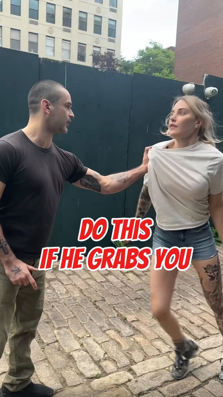 When rejection turns into violence 

If he grabs your shirt, bring your arm over to break the stiff arm and shoot in for the single leg. Note that doing these actions in one strong motion *together* is what will break a strong stiff arm. Once you elevate to the pledge of allegiance position, it becomes difficult for him to hit you, and you have multiple paths to take him down while you stay standing.

Follow me @luxpotentia 🥋
Bad guy stunt man @sebasguerriero 🥷

#jiujitsu #selfdefense #grappling #safety #womensupportingwomen