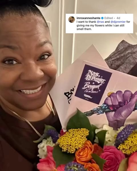 "To the ladies and all party-goers" 💐 @nas and @djpremier sent out some bouquets to our greats - so they can have their flowers while they can still smell 'em. In celebration of Hip Hop and unity. @massappealrecs #Bouquet