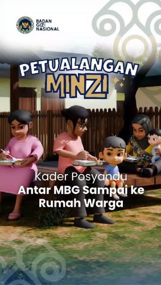 Kawan Gizi, tahukah kamu? Bagi penerima manfaat program makan bergizi gratis di wilayah 3T, yang tidak bisa datang langsung, makanan bergizi diantar sampai ke rumah oleh kader Posyandu ✨

Di balik setiap paket makanan yang dibawa, ada kepedulian, semangat gotong royong, dan harapan agar kebutuhan gizi ibu dan anak tetap terpenuhi setiap hari 🌱

Terima kasih untuk para kader Posyandu yang terus bergerak membantu masyarakat dengan penuh dedikasi 💙

#PetualanganMinzi #MBG #BadanGiziNasional #GiziUntukIndonesia
