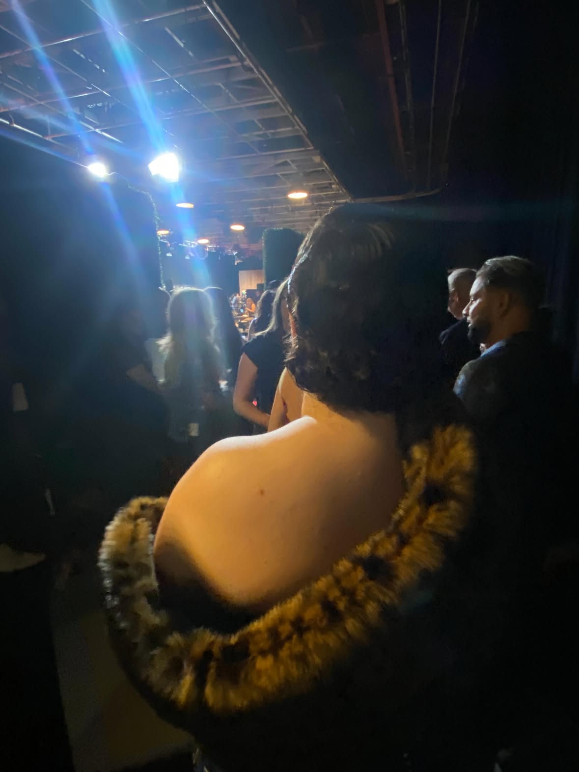 One more fit appreciation post. I wanted a dress that matched my excitement level for this night and @leelandxo delivered! This custom gown had three parts: a corset top and then two skirt sections (we removed the bottom section after the red carpet so I could sit). The gown and fit also had:

- blue plaid (close but not actually Nova Scotia tartan bc I’m chic, not a souvenir potholder) for my Scottish heritage
- leopard stole for my BADASS heritage
- sparkles! sparkles!
- chains so people know i’m dangerous
- star earrings (for my Acadian heritage? That works kinda…)
- a vintage Gucci brooch
- flat boots (highly recommend)