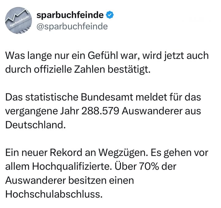Wie seht ihr das Ganze? 🤔

Folgt @sparbuchfeinde für mehr ❤️

#aktien #geldverdienen #geldsparen #immobilie #karriere