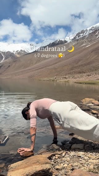 Jal bhot thanda tha 🥶🥶

#explore #instagood #himalayas #fitness #viral