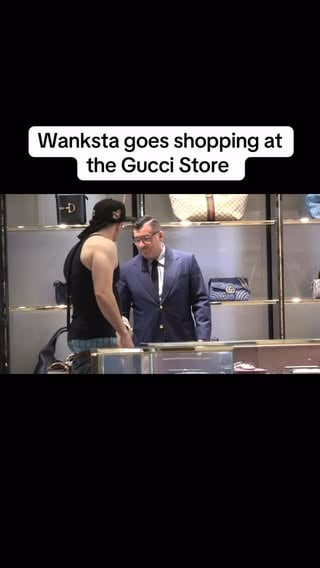 Wanksta goes shopping at the Gucci Store