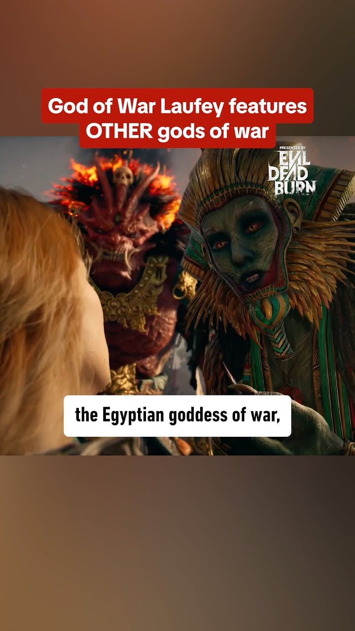 Sekhmet and Begtse are two Gods of War that appear in God of War Laufey. Presented by @amazonluna and @evildead #ignsummerofgaming #godofwarlaufey #godofwar #ign #gaming