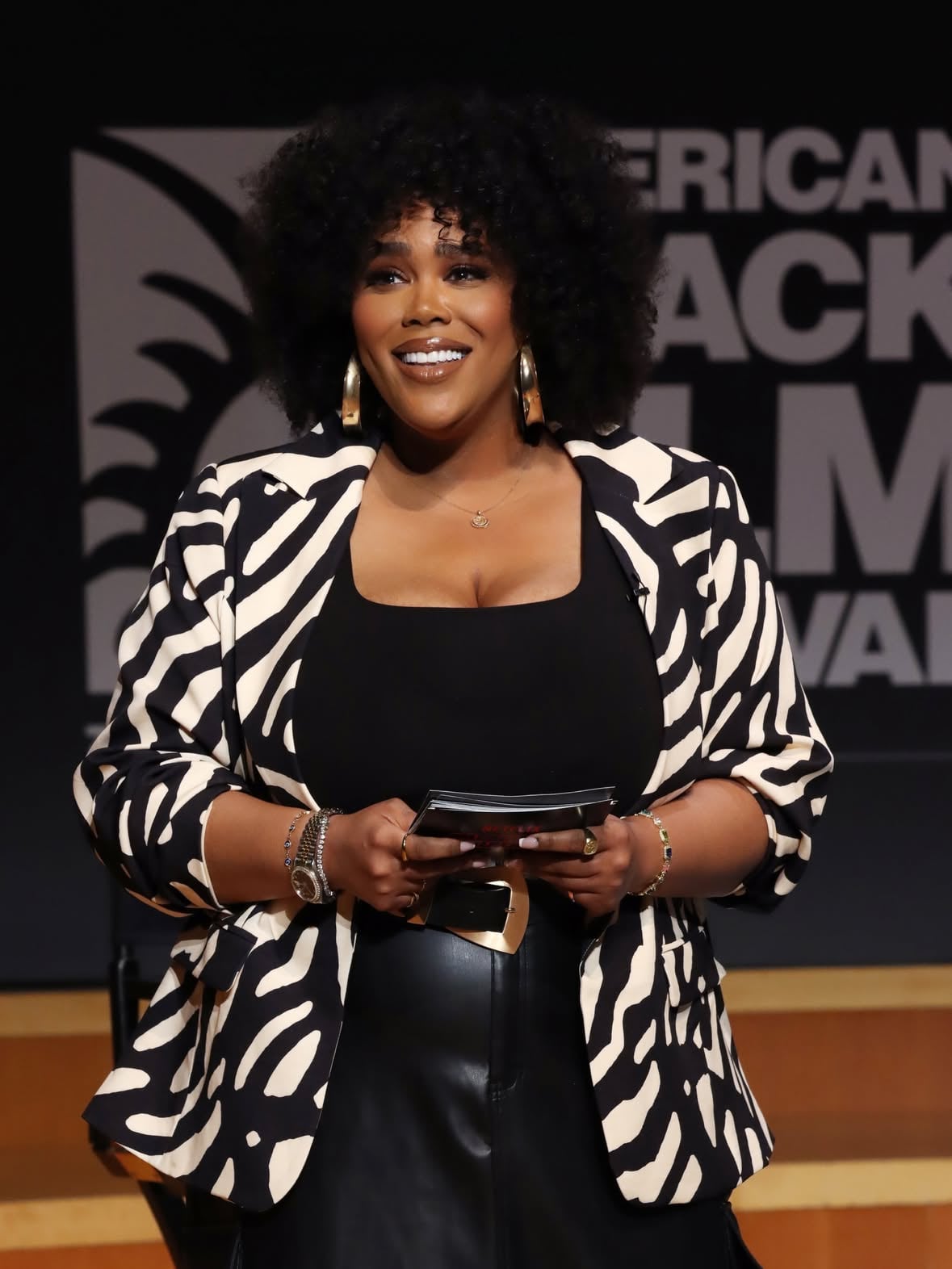 So grateful. Feeling blessed, happy & truly LUCKY. 

The honor of hosting this conversation with @netflix & @americanblackfilmfestival about the Celebration of Black Television was not lost on me! Debbie Allen? Mario Van Peebles? Courtney Kemp? I MEAN… and so so many other amazing talents on the stage. 

Television has been my soulmate since I was a kid. Since I was a little girl playing inside a cardboard box that I made to be a tv. It’s in my DNA. And it’s a forever thang. 

I love us for real ❤️‍🔥

Thank you @netflix & @strongblacklead 
Thank you @americanblackfilmfestival 

And to @chardaej_ & @jaleesalashay my sisters, thank YOU for seeing me. A pleasure & an honor! ✨