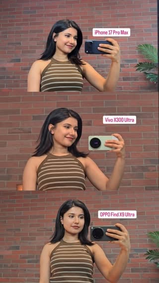 iPhone 17 Pro Max Vs OPPO Find X9 Ultra vs Vivo X300 Ultra video comparison at 4K 30 fps ( other default setting) 
.
.
.
#iPhone17promax #vivox300ultra #oppofindx9ultra #techreels #pratimaadhikary