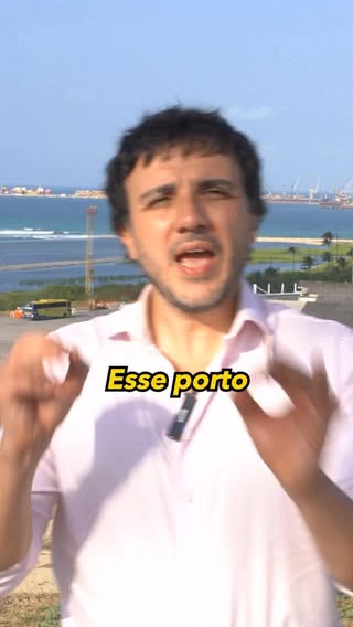 Eu fui no Porto de Pecem, no Ceará!