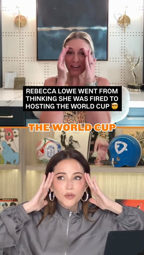 Rebecca Lowe went from thinking she was fired from NBC to hosting the World Cup...

Dream come true 🤯
