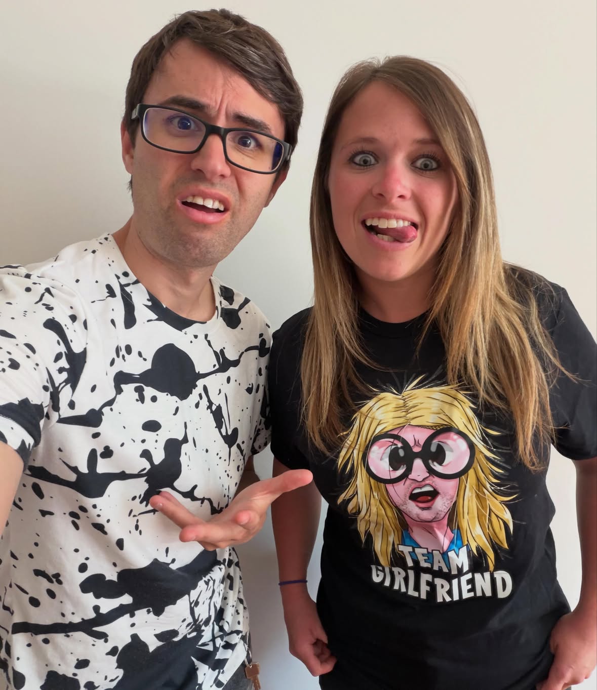 My REAL life sister thinks Hot Sister is my girlfriend… What team are you on? TEAM HOT SISTER or TEAM GIRLFRIEND?? Whichever t-shirt sells more will be the deciding factor!! 

https://stevietshirts.creator-spring.com