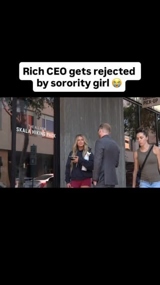 Rich CEO gets rejected by sorority girl 😭 #explore #explorepage #prank #funny #rizz