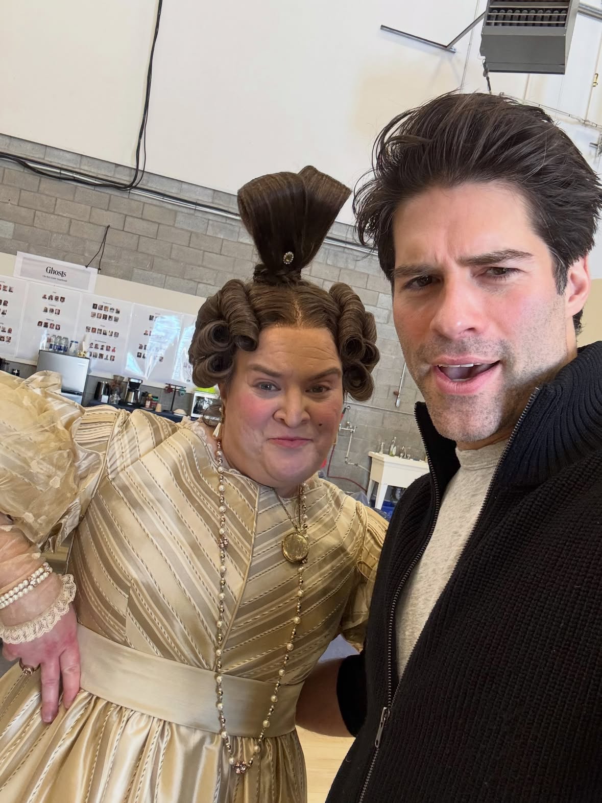 A @betsysodaro appreciation post because she’s a high class lady with even higher locks

Shoutout to our incredible hair department led by @jscarabin. Fun fact: all I do at work is try to get @jscarabin to like me…it’s a process…

#ghostscbs