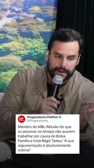 Essa turma do MBL e do bolsonarismo continua tratando o Bolsa Família como um dos grandes problemas do Brasil. O curioso é que, se um programa de transferência de renda dessa magnitude tivesse sido implementado muitas décadas atrás, como ocorreu em diversos países desenvolvidos, conviveríamos hoje com níveis muito menores de desigualdade. O problema é que a burguesia brasileira é a mais arcaica do planeta e enxerga a desigualdade não como uma distorção a ser corrigida, mas como um privilégio a ser preservado