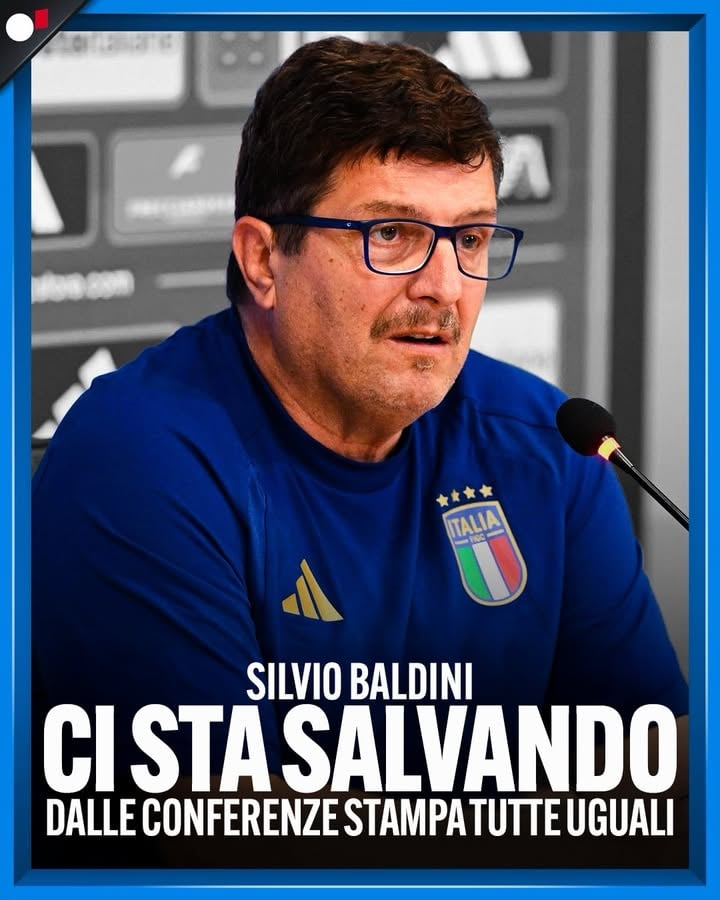 La sua esperienza sulla panchina della Nazionale è destinata a durare pochissimo, ma Silvio Baldini nel giro di un paio di conferenze stampa ha gia conquistato tutti.

Mentre la maggior parte degli allenatori parla per frasi pre confezionate, un po’ per carattere un po’ perché le società impongono un certo linguaggio ai loro rappresentanti, Silvio Baldini se ne frega.

Sa che è qui perché ha raccolto momentaneamente la panchina della Nazionale in un momento difficilissimo, e non fa finta che le cose siano semplicemente okay, e che ci sia semplicemente bisogno di una scossa all’ambiente.

Ogni volta che parla traspare un’umanità e un’unicità di cui sentiamo di avere bisogno al giorno d’oggi nel nostro calcio.
Parla di sé stesso e della sua visione sul calcio con una naturalezza ed una schiettezza impossibili da non apprezzare.

Più Silvio Baldini in questo ambiente 👏💙

#silviobaldini #azzurri #nazionale