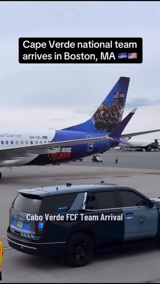Cape Verde national team 🇨🇻 arrives in Boston, MA 🇺🇸 

#caboverde #capeverde #capeverdean #boston #worldcup
