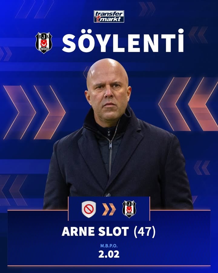 👔 Arne Slot, Türkiye’ye gelmeye sıcak bakarsa Beşiktaş yönetimi tüm şartlarını kabul etmeye hazır!

📎 Ertan Süzgün

-----------------------

❌ Galatasaray'ın Rafael Leao'ya ilgisi yok! 

📎  Ali Naci Küçük

-------------------

#arneslot #rafaelleao #beşiktaş #galatasaray #süperlig