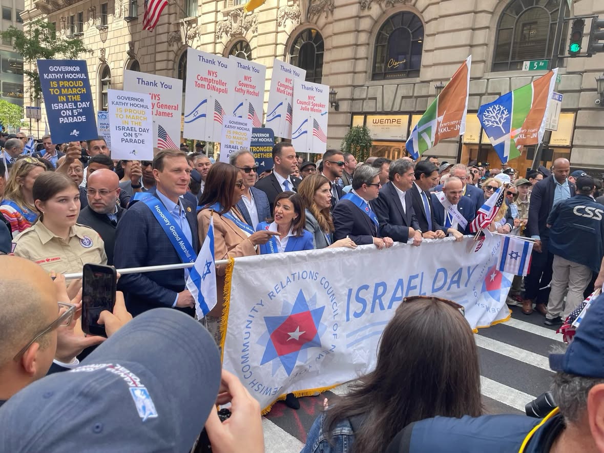 Proud to walk today in the 62nd Israel Day Parade to celebrate the State of Israel, the only Jewish nation in the world.

Just as we do here in the United States, we must recognize that the Israeli government is not synonymous with the State of Israel, which was established long ago as a Jewish and democratic state and must remain that way.