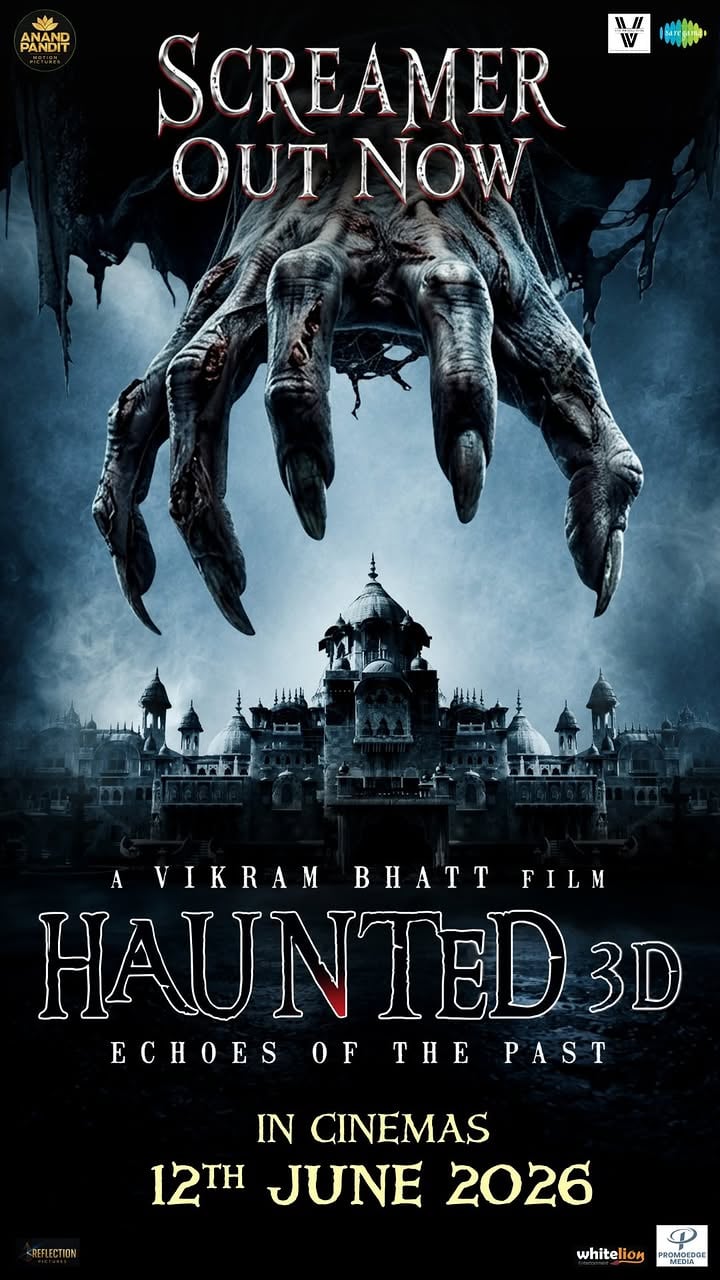 You will always be alone in your fear. 
The haunting begins!!! ☠️
Watch if you dare. 🔦

Step into the terrifying world of 
#Haunted3D : Echoes of the Past.

#Haunted3DEchoesOfThePast 🔦📖💀
Screamer Out NOW 

In Cinemas On 12th June 2026.

@thevikrambhatt @anandpandit @rakeshbjuneja @anandpanditmotionpictures
@mimohchakraborty @iamchetnapande @shrutiprakash @gauravbajpai_28 @krishnavbhatt @roopa_pandit 
@dilipsoni_jaiswal21 @rahul_v_dubey @manishbhushanmishra @myselfsanjaysingh @prateekwalia51 @bothrashwetaa  #NayeemShabir @elpuneeto @promoedgemedia @shizan_firdausi  @studiounees  @studio_link #WhiteLionEntertainment