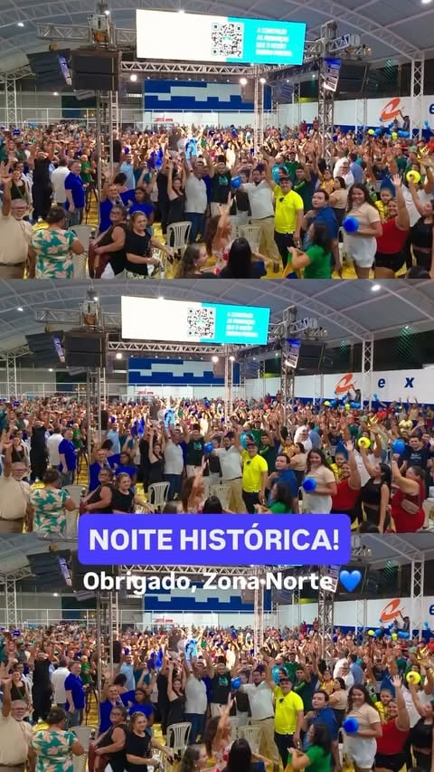 OBRIGADO, ZONA NORTE DE NATAL 💙 Que noite linda, meu povo! A Zona Norte de Natal mostrou que acredita no futuro do Rio Grande do Norte. E essa caminhada tá só começando 🚀