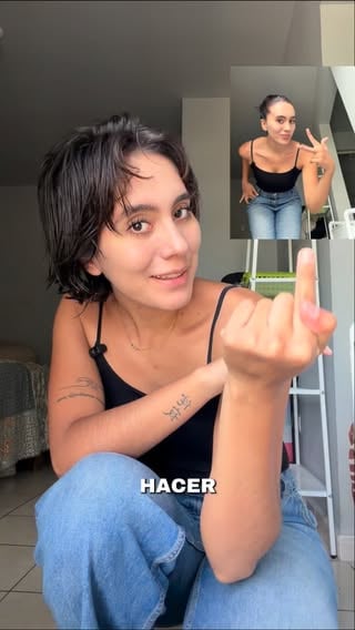 Patinado de mango chupado papus #humor #peinados #amigos