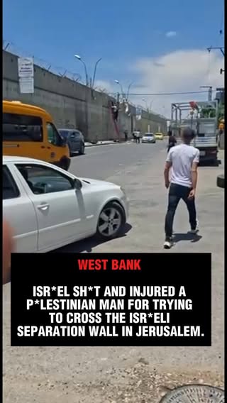 🚨WEST BANK: “THE SO-CALLED SEPARATION WALL”🚨

In G*za you have the yellow line and in the West Bank there is a separation wall caging people from any movement to other side restricting them from working and earning an income. 

 Today, a young P*lestinian was critically injured by Isr*eli gunfire while trying to cross the Isr*eli separation wall near the town of Al-Ram, north of occupied Jerusalem. He is one of many to be sh*t, injured and k!lled for wanting to cross the wall.

THIS WALL MUST FALL!! FREE P*LESTINE!! 
TAKE ACTION NOW:

1. Tag PMs: @mba_althani_  @uklabour @emmanuelmacron @markjcarney How long is this going to carryon for??!! END THE APARTHEID ! STOP ISR*EL FROM ATTACKING AND K!LLING P*LESTINIANS. LET THEM LIVE!! 

2. On IG: Write more than 9 words and tag @icrc @internationalcriminalcourt, @cij_icj, @unitednations , @who @amnesty and news channels and Western journalists. Do the same on X.

3. Send all raw footage as evidence to the ICC link in bio @call2actionnow 

4. Call and send the free relevant email to your MPs and Representatives @humantiproject

#westbank #endtheoccupation #trending #viral #israeliarmy