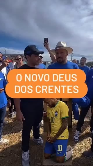 Perdi o bonde de quando foi que os crentes passaram a idolatrar adúltero. São alguns vídeos que mostram que o Neymar é amado pelos crentes que profetizam pra ele. Vai entender...