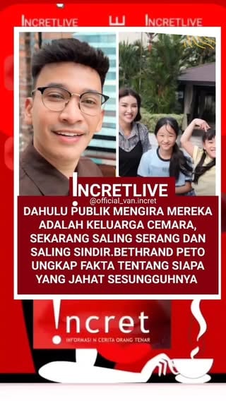 ‼️ INSHOT ‼️

INFORMASI SELEBRITI TERHOT

SARWENDAH MENGELUARKAN KATA-KATA YANG KURANG PANTAS DALAM SALAH SATU LIVE TOKTIK.
 KATA-KATA NCONG DAN NJING DI DUGA DI TUJUKAN UNTUK MANTAN SUAMI.

NETIZEN :
"DULU SOK SEDERHANA,NYUCI BAJU PAKAI TANGAN BERDASTER HANYA PENCITRAAN SEMATA "

#sarwendah 
#rubenonsu 
#gosip
#gosipviral
#beritaviral