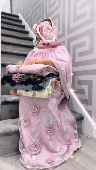 ✨ Jaw-dropping ridas, crafted from the fabric that left us awe-struck.

Featuring exquisite 3D floral appliqué, intricate sequin embroidery, and delicate beadwork, these fabrics are nothing short of breathtaking. 

From soft blush pink and elegant ivory to dreamy powder blue and timeless black, each piece is adorned with statement roses and shimmering foliage that catch the light beautifully. ✨

Please DM to book ✉️✨🎀🕯️🩶🖤
