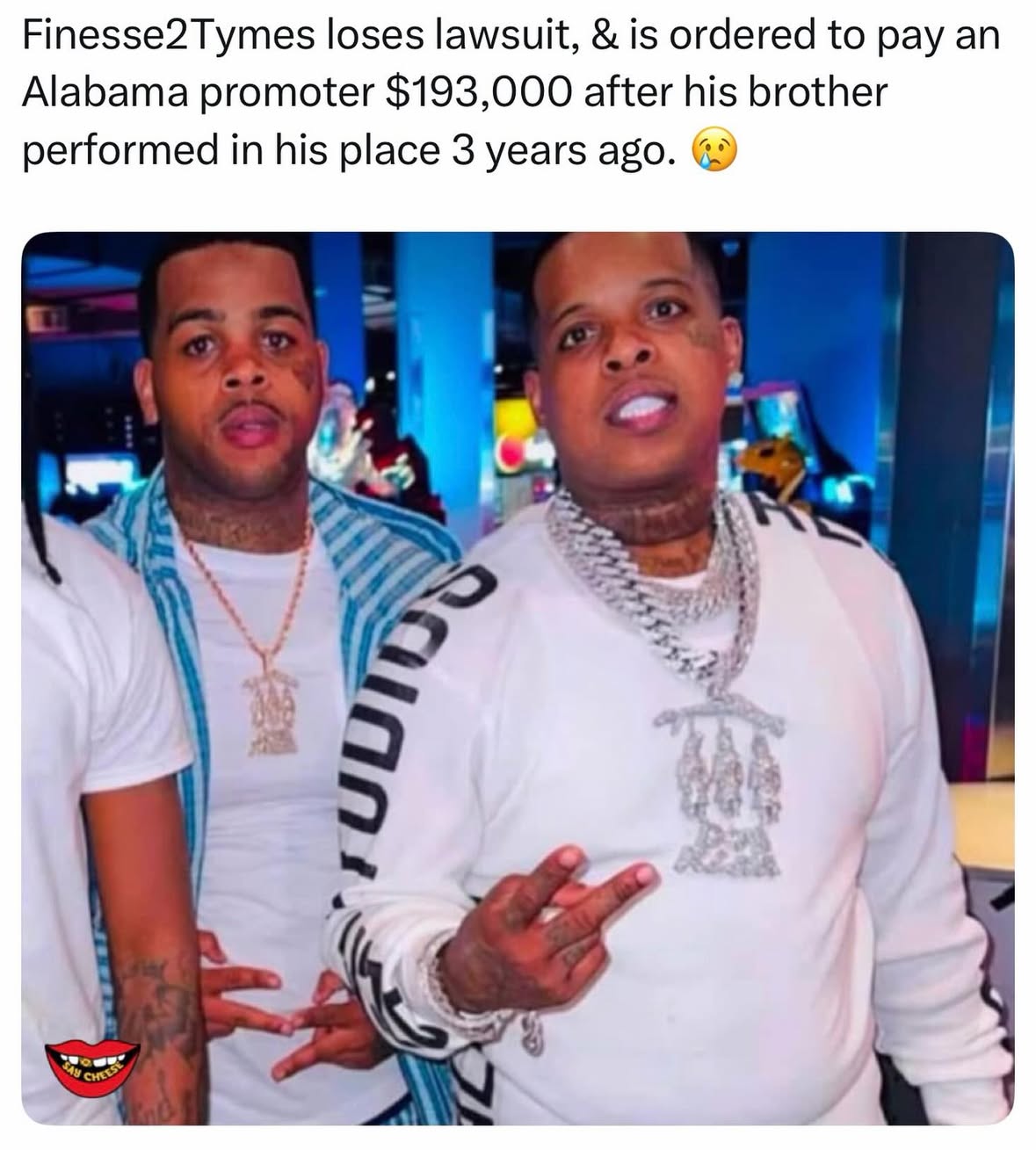 Finesse2tymes got caught trying to finesse 😢