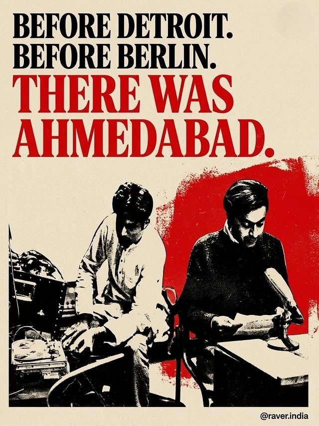 In 1969, India had a Moog synthesizer. Five composers. A studio inside a design school in Ahmedabad. And an audience of 20,000 people who came to hear electronic music played live.

Nobody talks about this. Not because it didn’t happen. Because the archive sat in a cupboard for 50 years.

The National Institute of Design was founded in 1961 on Ford Foundation money and Nehru’s vision for a modern India. It was the kind of place that hosted Le Corbusier, John Cage, and Buckminster Fuller. In 1969, composer David Tudor shipped a Moog synthesizer from New York and set up India’s first electronic music studio inside it.

What followed was three years of compositions that would later be described as proto-techno, avant-garde tape collages, and sci-fi futurism. S.C. Sharma’s “Dance Music” echoed early bleep techno before the genre existed. Jinraj Joshipura, 19 years old, made a piece called “Space Liner 2001.” Twenty thousand people attended a live electronic music event at the NID that same year.

Then the Cold War shifted. India signed a peace treaty with the Soviet Union. Nixon sided with Pakistan. US funding dried up. The Indian government sent in a retired admiral who had no interest in art. Students staged sit-ins. When he was fired he went to the press. The Times of India ran the headline: “Lid off NID.” Two committees investigated. The Sarabhais were cleared but the institution was declared lacking of purpose. By 1973 it was over. The tapes went into a cupboard.

In 2017, a British-Asian musician named Paul Purgas flew to Ahmedabad, found a handwritten note in a 1969 catalogue that said “tapes for David,” and opened a cupboard. He spent a year learning tape conservation at the British Library before returning with a food dehydrator to bake the degraded reels. S.C. Sharma’s tape alone had 100 Sellotape splices holding it together. It took him a full day to reassemble it.

In 2023, The NID Tapes: Electronic Music from India 1969-1972 was released. 19 tracks. 27 reels. Six composer. Go listen.

What other Indian music history are we still missing?

#nidtapes #electronicmusic #IndianMusicHistory #ahmedabad #raver IndianElectronicMusic