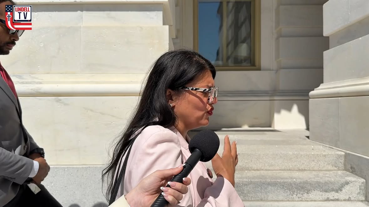 🚨 RASHIDA TLAIB BRISTLES WHEN ASKED: “WOULD MEN GET THE 12 DAYS TOO?” 🚨

LindellTV's Alison Steinberg confronted Rep. Rashida Tlaib after Democrats promoted a proposal for 12 days of paid leave for women experiencing menstrual pain.

Steinberg asked a simple question:

“Democrats think that men are women. So would men also be afforded those 12 days off?”

Tlaib didn't answer.

Instead, she accused Steinberg of politicizing the issue and claimed the question was rooted in “hate.”

“This is ridiculous that you're asking this question.”

Steinberg pushed back:
“I am a woman, so I'm concerned about men entering women's spaces.”

If Democrats insist that men can be women, then who exactly qualifies for policies designed specifically for women?