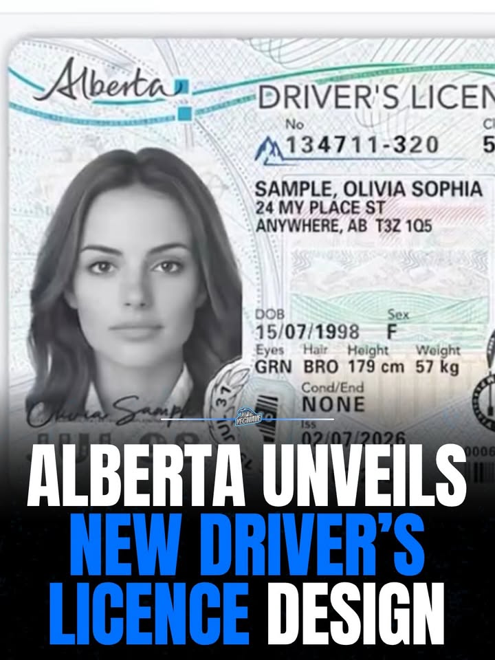 Alberta is rolling out redesigned driver’s licences and provincial ID cards starting July 2, 2026, combining ID and health coverage details on one card.

The new cards may include a Personal Health Number and a citizenship marker, requiring proof of status and a health card to update details.

The design replaces the 2018 dinosaur with an oil pumpjack and wild rose, and includes “Alberta Strong and Free” on the back.
