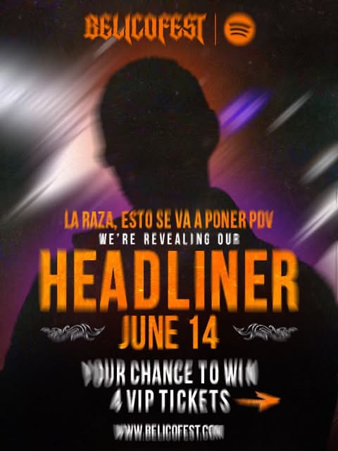 PLEBADA. You’ve been asking y les escuchamos. 👀 The headliner drops June 14. Think you know who’s closing out Belicofest LA?

Follow the instructions below for a chance to win 4 VIP tickets:

📍 Guess the headliner in the comments — you’re automatically entered to win 4 VIP tickets 
📍Winner must be following @belicofest and registered.
