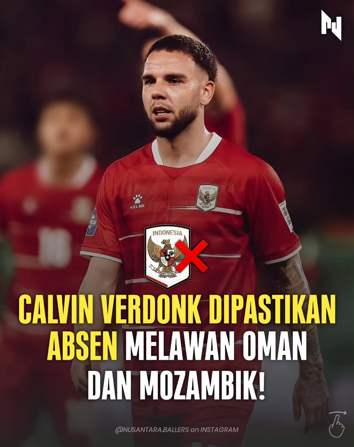 Karena ada urusan keluarga yang tidak bisa ditinggalkan, Calvin Verdonk (Pria UCL) dipastikan absen pada FIFA Matchday Juni ini melawan Oman dan Mozambik. 😔❌

Apa pun itu, semoga urusannya segera selesai. Tetap semangat, Verdonk, sang Pria UCL! 💪

Tanpa Bang Jay, dan tanpa Mr. UCL 😔