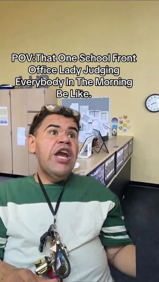 That One School Front Office Lady Judging Everybody In The Morning Be Like!! Ya’ll They’ll Have Something To Say About Everyone Who’ll Pass By Them 🤣😭 #school #office #judging #reels #explorepage .
