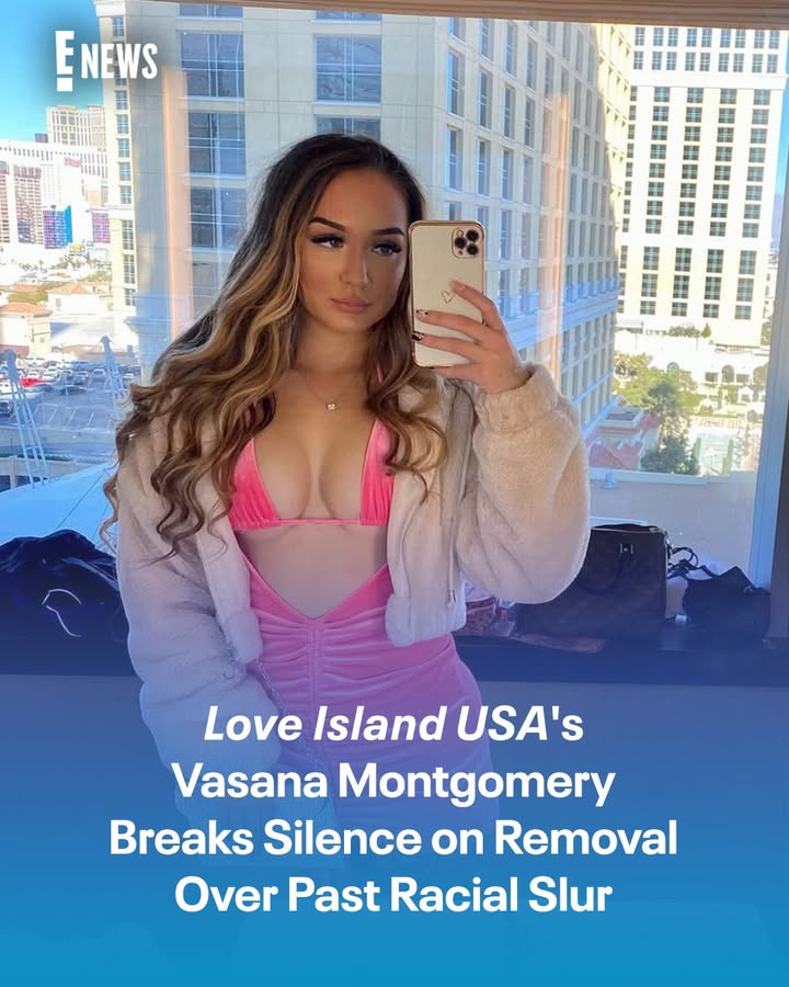Former #LoveIslandUSA contestant Vasana Montgomery is addressing her removal from the show after past videos surfaced of her using a racial slur. 

Montgomery was cut from the dating show ahead of the June 2 premiere. 

Read more at the link in bio. (📷: Instagram)