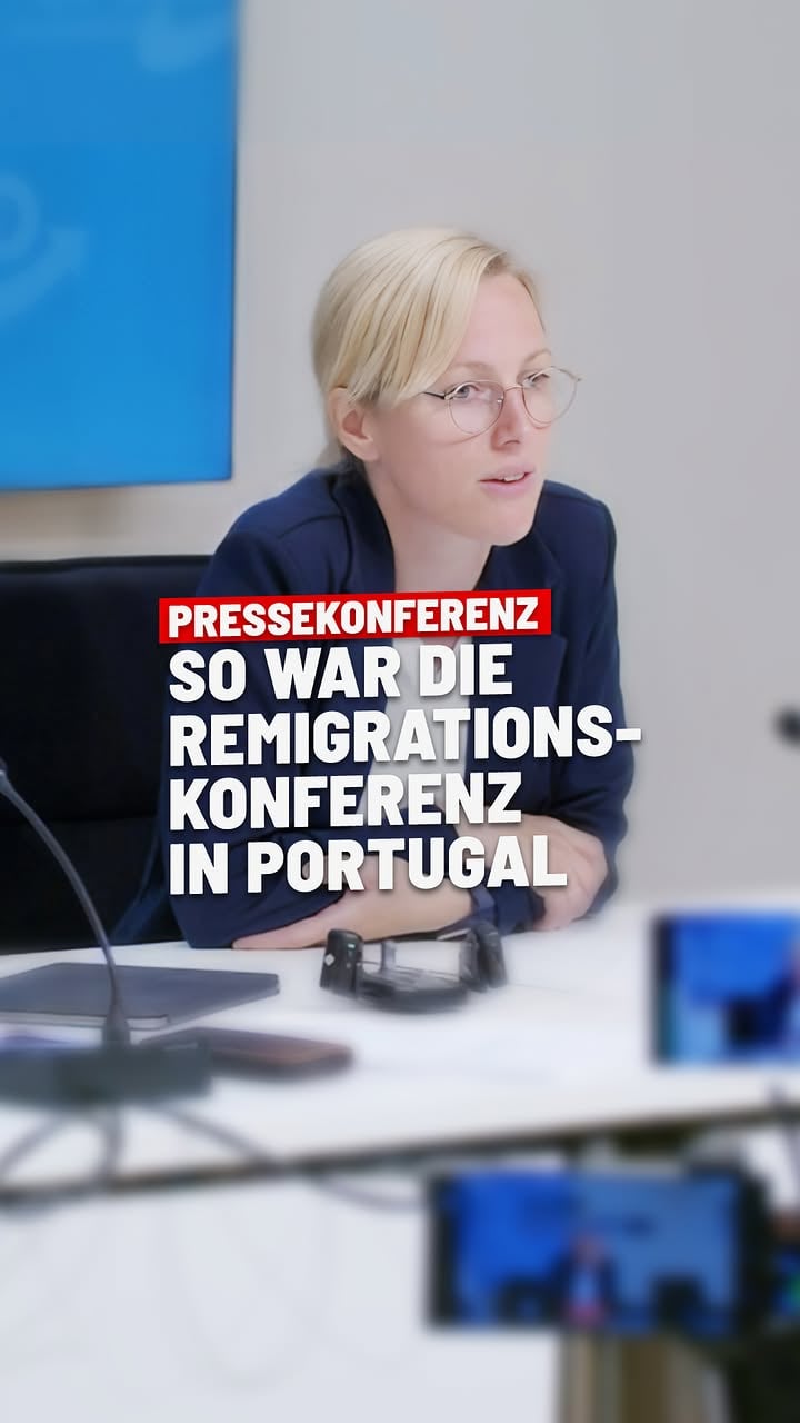 Pressekonferenz: Remigrationskonferenz in Portugal

Ich konnte bei der heutigen Pressekonferenz im Brandenburger Landtag kurz auf die vergangene Remigrationskonferenz @remigrationsummit eingehen und meine Erlebnisse schildern. 600 Besucher sind eine großartige Leistung und ich hoffe, dass sich die Zahl nächstes Jahr mindestens verdoppeln wird!