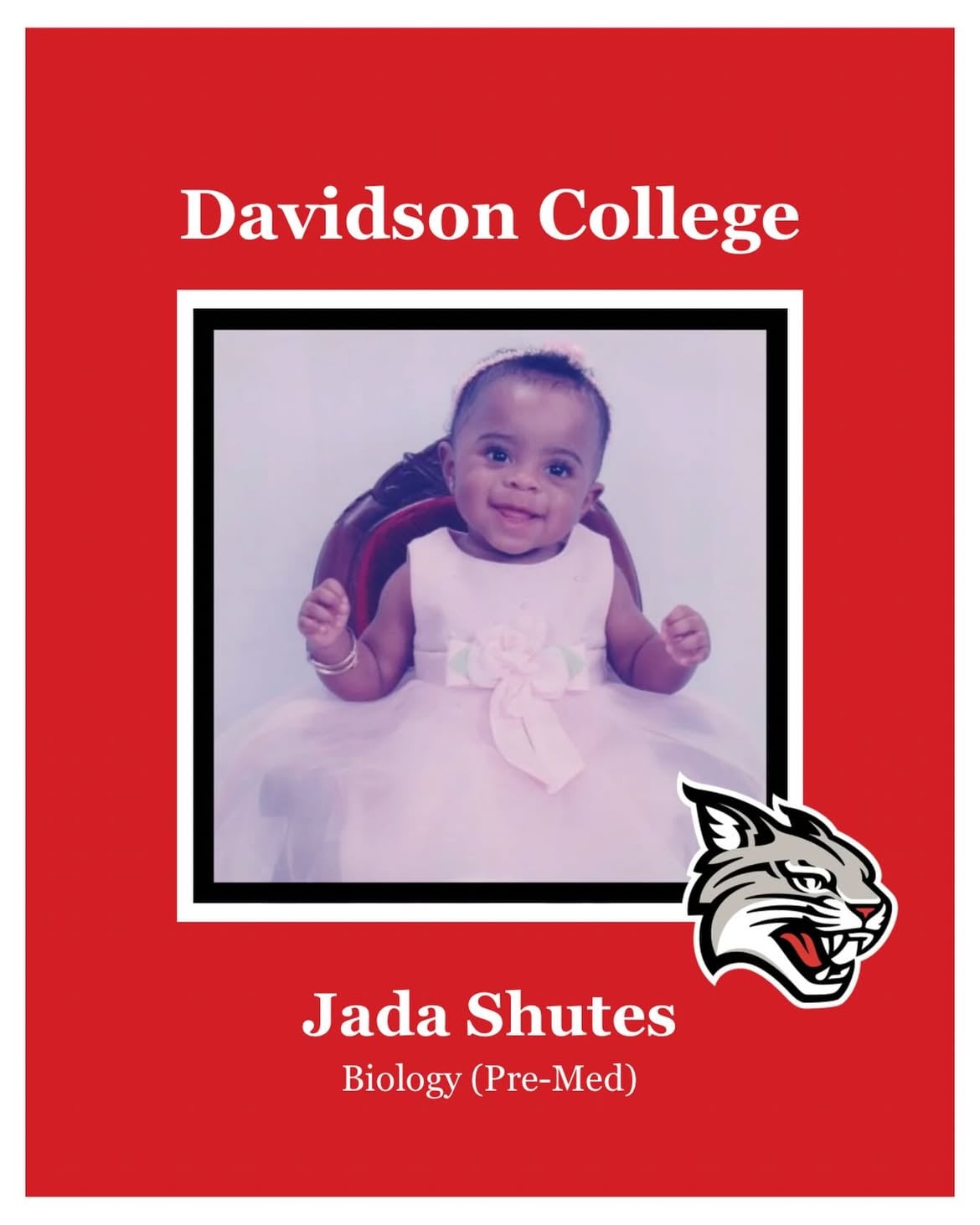 OUR PRESIDENT POOKIE IS OFF TO DAVIDSON 😻❤️🖤 !!! And we couldn’t be prouder :) We hope that everything you accomplish in North Carolina will be more successful than your and Cassie’s brief Art for All stint and your once a cycle PE frees from your fall and winter services as volleyball and dance team manager. #2 DANCES BABY! We hope the math classes at Davidson won’t have to witness what happens when you get frustrated while trying to solve a permutation and not having your questions answered 💨 (IYKYK 😵). No but in all seriousness, Jada, you are probably the most generous, sensitive, compassionate, and attentive friend, classmate, and twin any of us could ask for. We’re all so incredibly thankful to have had you as a guiding force throughout these past 4 years and we hope you know how much we love you. When we imagine the pediatrician we all wish we had while getting our various immunizations and booster shots as babies, we can confidently say that a Dr. Shutes being there would have eased all of our parents’ worries and calmed all of our cries 👩🏾‍⚕️. Your constant generosity, graciousness, and humor will breeze through Davidson’s arboretum and echo through the walls of Chambers Building. Although you’ll be far from us, we know Cassie and Alice will see you every night when they log onto Roblox to find you playing 99 Nights in the Forest and we know we can count on those annual instagram drops from the sunny beaches in Aruba to check in on our resident pookster 🌞✈️🏖️. #islandgal#bussarightbussaleft#BOMBOCLAT. What will next year’s bakesales do without your three boxes of fruit punch, strawberry kiwi, and pacific cooler flavored capri suns? The halls of 610 will feel weird without your “GOODMORNING POOKIES”call and your and Millie’s announcements at Friday Flower and in the senior homeroom. We’re jealous that you and Josie get to spend another 4 years together but we’re so ducking excited to see what you do next. Remember to keep us updated on phineastherockfanpage and don’t forget to GChat Mr. Samuel. We will miss you and your warm hugs so so very much and we are so very proud of you, Dr. Shutes!!! LET’S GO CATS!!!! 🐈🐱 HOORAY, JADA!
