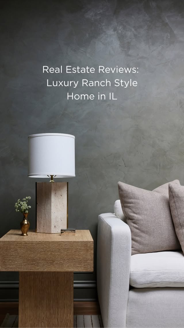 This is my least favorite real estate review to date. Inside a ranch-style luxury home in Illinois.