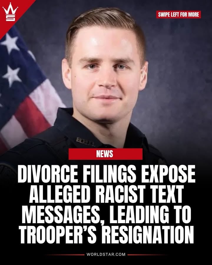 According to reports, an Arkansas state trooper has resigned after divorce filings allegedly revealed racist and white supremacist messages. The documents, filed by his wife, sparked controversy and ultimately led to his resignation.