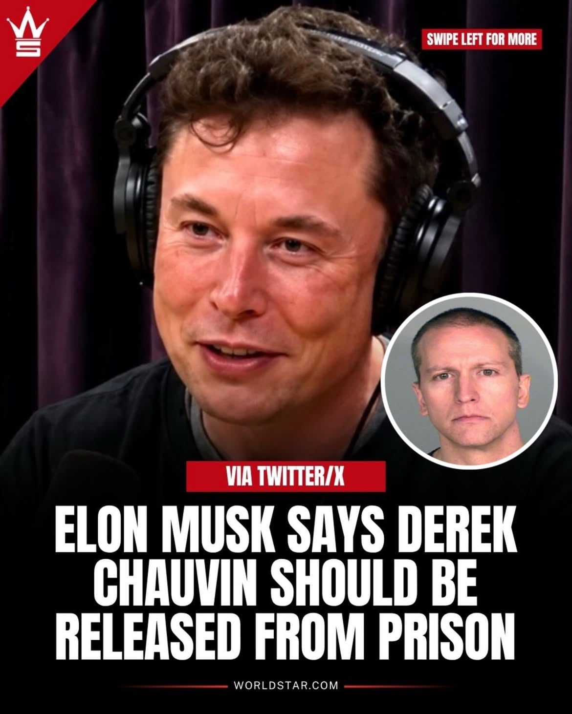 #ElonMusk says #DerekChauvin, the former Minneapolis police officer convicted in the killing of #GeorgeFloyd, should be released from prison! 👀