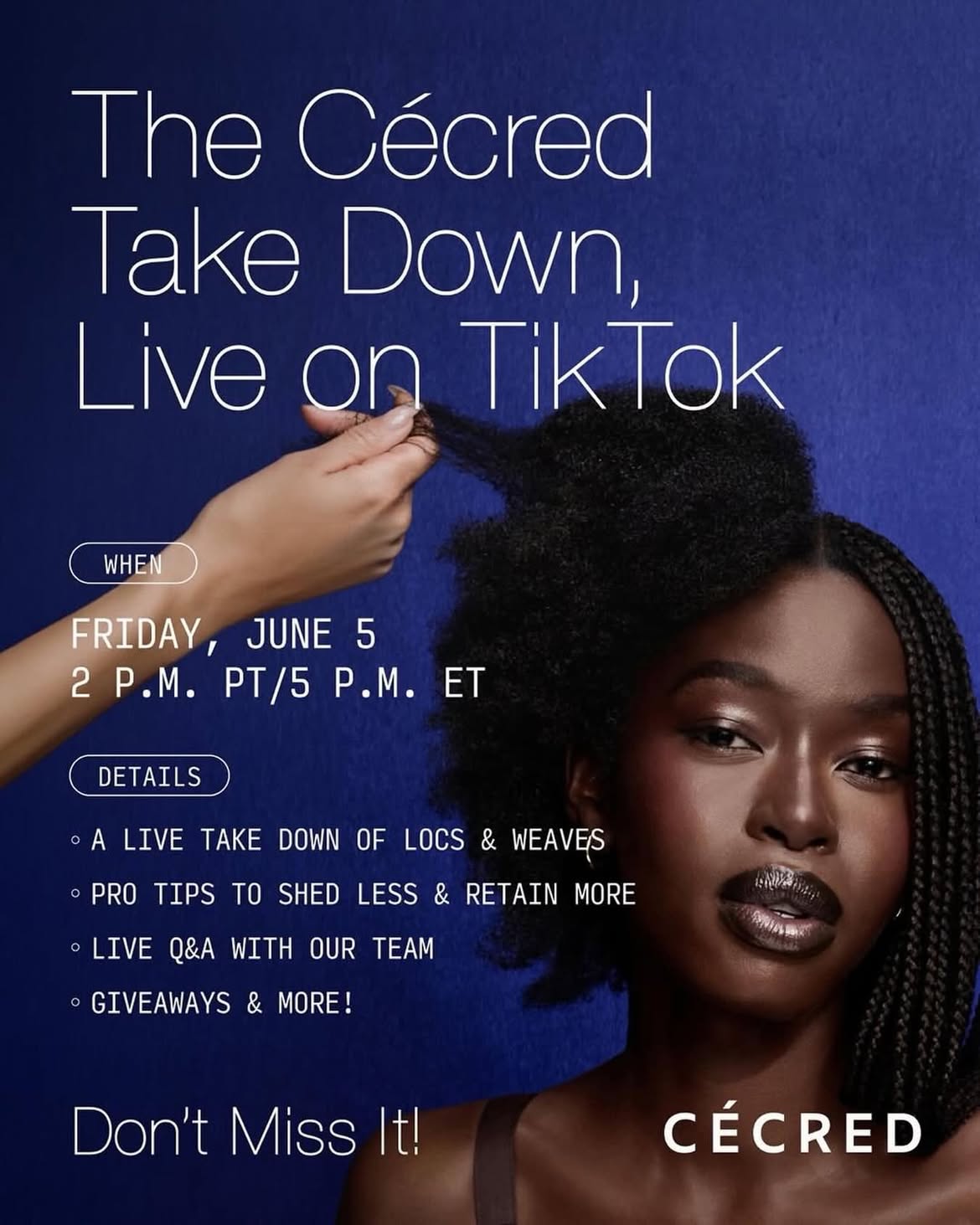 Repost from @bluebeybleed
•
Via @cecred WE’RE GOING LIVE! Tune in this Friday at 2pm/5pm ET on our TikTok @cecred for a take down you won’t want to miss😏 Will you be there?